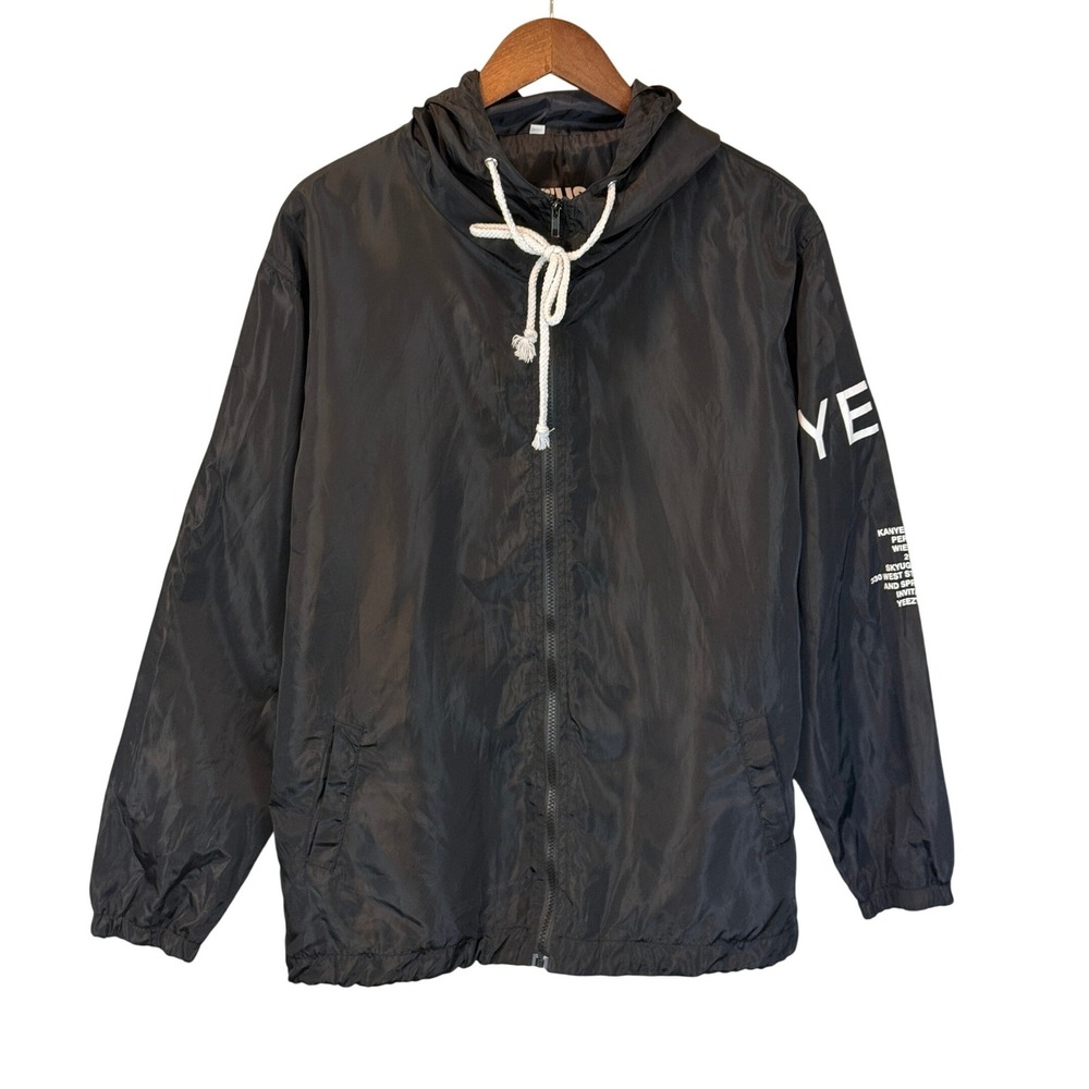 Yeezy Kanye West Yeezus Tour‎ Black Jacket Season 1 "3" Back Graphic size Large